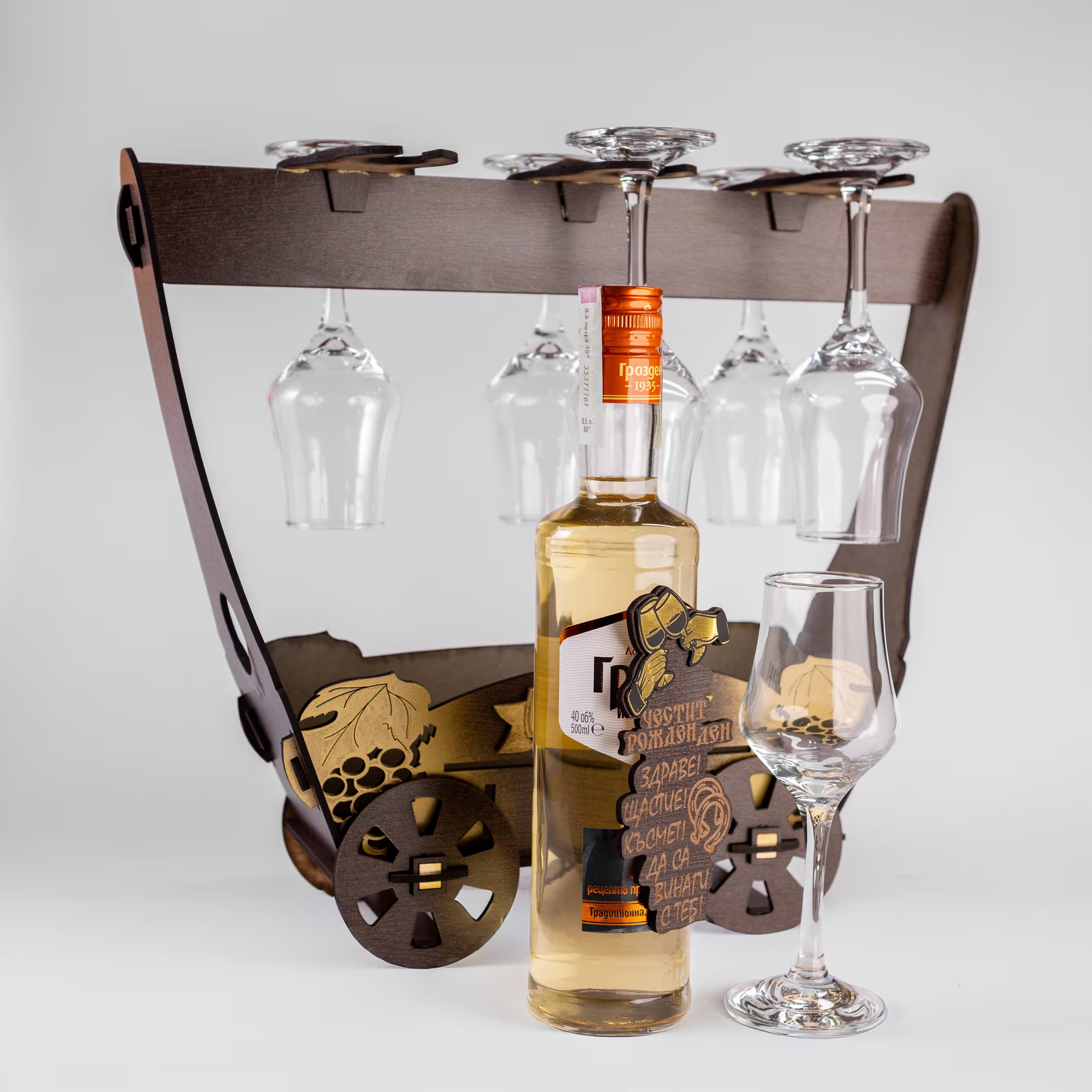 Каручка с 6 чаши голяма