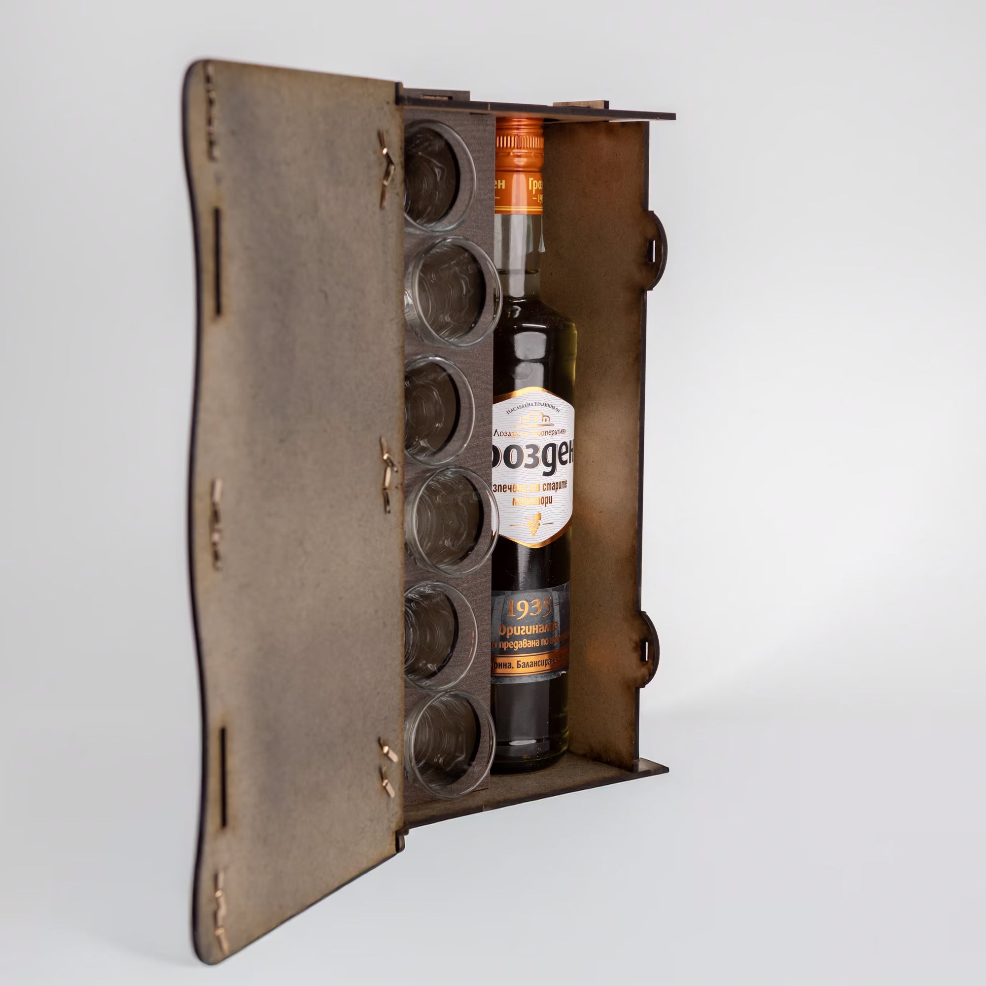 Книга с ракия и 6 шота uv печат